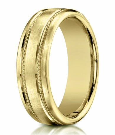 Men's 18K Yellow Gold Wedding Ring